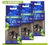 3 X DENNERLE CRYSTAL-LINE TEST DE CO₂ LONG TERME MINI ACCESSOIRES AQUARIUM