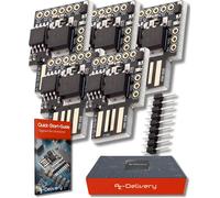 3 x Digispark Rev. 3 Kickstarter with USB Development Board 100% Compatible with ATtiny85 and Arduino including E-Book!