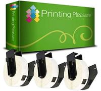 3 x DK11203 Étiquettes pour dossiers pour Brother P-Touch QL-500 QL-500BW QL-550 QL-570 QL-700 QL-720NW QL-800 QL-810W QL-820NWB QL-1050 QL-1100 QL-1110NWB | 17mm x 87mm | 300 Étiquettes par Rouleau