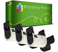 3 x DK11207 CD/DVD Étiquettes Rondes pour Brother P-Touch QL-500 QL-500BW QL-550 QL-570 QL-700 QL-720NW QL-800 QL-810W QL-1050 QL-1100 QL-1110NWB | 58mm x 58mm | 100 Étiquettes par Rouleau