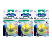 3 x Dr. Beckmann Désodorisant Réfrigérateur Fraîcheur 40g