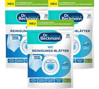 6 X Dr.Beckmann Wc Reinigungs-Blätter Ocean Breeze 20 Feuilles