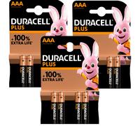 3 X Duracell Plus AAA LR03/MN2400 4er Paquet