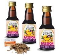3 x Essence Liqueur Mangue Passion 25ml - Arôme Sans Alcool Pour 2,25L - Arôme Exotique Tropical