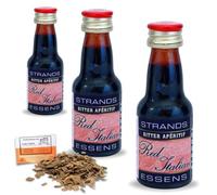 3 x Essence Red Italian Style 25ml - Arôme Sans Alcool Pour 2,25L - Arôme De Spiritueux Premium