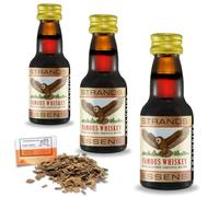 3 x Essence Whisky Famous Style 25ml - Arôme Sans Alcool Pour 2,25L - Arôme De Spiritueux Premium