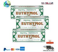 4 X Euthymol Original Dentifrice 75ml Exp 06/2027 Vendeur