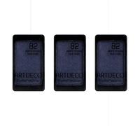 3 x fards à paupières art déco couleurs perles 82 Pearly Smokey Blue Violet 0...