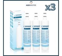 3 x filtres à eau Wessper de remplacement pour Whirlpool Bauknecht SBS003 Sid...