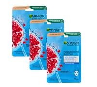 3 x Garnier SkinActive Sheet Mask Moisture Bomb - LIVRAISON GRATUITE