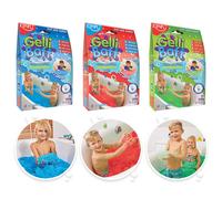 3 x Gelli Baff Bundle From Zimpli Kids Blue Red & Green Transformez l'eau en goo color ! Jouet sensoriel et bain pour enfants