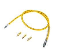 3 x Heavy Duty Rubber Grease Gun Pantalon de 1 m High Pressure Coated Copper Extension Pantalon