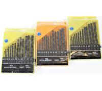 3 x HSS Jeu de forets hélicoïdaux 13 pcs. 2-8 mm Forets Assortiment d'outils de forage Jeu