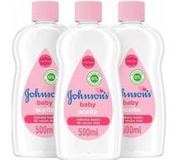 3 x huile Johnson's Baby 500 ml (1500 ml au total)