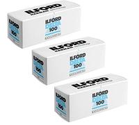 3 X Ilford Noir et Blanc Delta Pro 100 120 Grain Fin Medium Speed, Film Noir et Blanc, ISO 100, 120, Taille