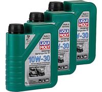 3 x Liqui Moly 1273 Huile universelle pour outils de jardin 10 W-30 4 temps 1 l