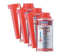 3 x Liqui Moly 5130 Diesel Fit Lave-vaisselle de carburant d'hiver de finition supplémentaires 150 ml