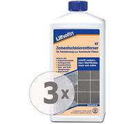 3 x LITHOFIN KF Décapant voile de ciment - Les restes de la saleté - Mortier de Construction - Brique - 1 L