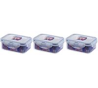 3 X Lock & Lock Rect 350ml Food Container HPL806 by Lock & Lock