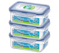 3 X Lock & Lock Rect 350ml Food Container HPL806 by Lock & Lock