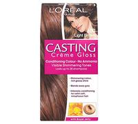 3 X l'oreal Paris Casting Crème Gloss Conditioning Couleur 600 Marron clair