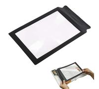 3 X Loupe de Lecture,Malvoyant Feuilles de Loupe,Loupes Pleine Page pour la Lecture,3X Grande loupes Aide à la Lecture de Livre lentille