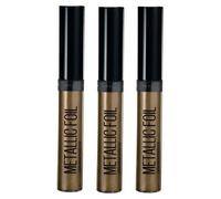 3 X Maybelline New York Brillant À Lèvres Métallique Foil - 125 Vortex