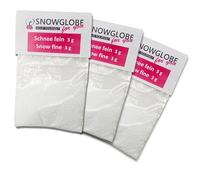 3 x neige pour boule à neige pour travaux manuels - 40010