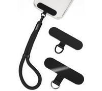 3 X Portable Phone Cords,Universal Short Phone Strap With 2 Ultra Thin Patches Adjustable Universal Strap Strap Durable Anti-Lost Shoulder Strap For Smartphones.[I461]