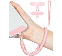 3 X Portable Phone Cords,Universal Short Phone Strap With 2 Ultra Thin Patches Adjustable Universal Strap Strap Durable Anti-Lost Shoulder Strap For Smartphones.[I667]