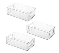 3 X Réfrigerateur Organiseur Empilable Rangement Réservoir Tiroir