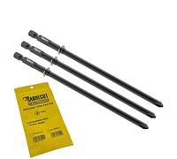 3 x SabreCut SC146PH2_3 146 mm PH2 Compatible avec Bosch MA55 MA 55 2608522068 Tournevis pour cloison sèche assemblé à alimentation automatique Embout de pistolet