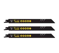 3 x SabreCut SCRS1122BF_3 225mm 14 TPI S1122BF Lames de scie sabre alternative pour coupe rapide du bois et du métal compatibles avec Bosch Dewalt Makita et bien d'autres