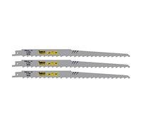 3 x SabreCut SCRS1617K_3 300 mm 3 TPI S1617K Lames de scie sabre à coupe très rapide compatibles avec Bosch Dewalt Makita et bien d'autres