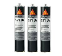 3 X Sikaflex 521 UV Blanc 300Ml Polyuréthane Hybride Joint