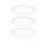 3 X Spot encastré LED 2,5 W - 4000 K - blanc - pour éclairage de meuble PAULMANN