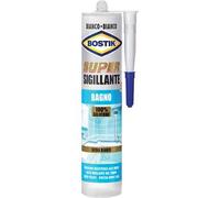 3 X SUPER SCELLANT SILICONE BLANC 300 ML SALLE DE BAINS BOSTIK