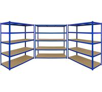 3 x T-Rax Rayonnage lourd de stockage Rayonnage d'atelier Rayonnage de garage