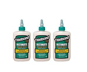 3 x Titebond III ultime 237 ml Colle à bois résistant aux intempéries bois …