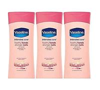 3 x Vaseline Crème pour les mains - Healthy Hands & Stronger Nails - 200ml