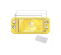 3 X Verre Trempé pour Nintendo Switch Lite - Protection Ecran Haute Résistance 9H + Lingette Microfibre - Anti-Rayures, Anti-Traces -