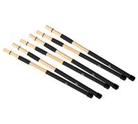 3 x XDrum XR1R Floppy Sticks (Balais Jazz, Drumsticks, Rods, 19 bâtons, manche renforcé, longueur 40cm)