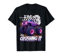 3 Year Old Boys Monster Truck It's My 3rd Birthday Party T-Shirt