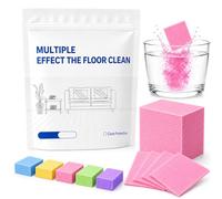 30/100/200/300/500 Pièces Pastilles Nettoyantes Multi-Effets pour Sols, Nettoyant Multi-Surfaces, Utilisation Pratique, Concentré pour Parquet, Carrelage, Stratifié (Rose, 30PCS)