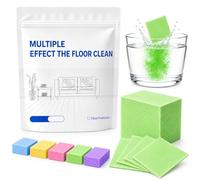 30/100/200/300/500 Pièces Pastilles Nettoyantes Multi-Effets pour Sols, Nettoyant Multi-Surfaces, Utilisation Pratique, Concentré pour Parquet, Carrelage, Stratifié (Vert, 30PCS)