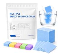 30/100/200/300/500 Pièces Pastilles Nettoyantes Multi-Effets pour Sols, Nettoyant Multi-Surfaces, Utilisation Pratique, Concentré pour Parquet, Carrelage, Stratifié (Bleu, 30PCS)