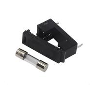 【30-10PCS】B/L/X-A Fixateur de fusible en verre noir 5 x 20 mm Tube d'assurance 5 x 20 Porte-fusible for carte PCB de fusible 5 x 20 mm 5 x 20(20PCS,30A)