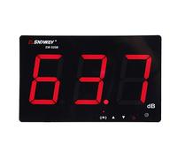 30~130 dB Sonomètre de Numérique Monté au Mur Sonomètre Enregistreur avec 9.6" Affichage LCD USB Testeur de Mesure de Bruit avec Enregistreur de Données et Alarme(SW-525B)
