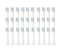 30/20/16/12 pièces. Compatible for XIAOMI T302/T301/T501 têtes de brosse à dents de remplacement brosse à dents sous vide électrique têtes de brosse à poils adulte(T302White Blue-30PCS)