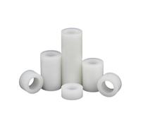30-200 pièces M3/M4/M5/M6/M8 rondelles cylindriques d'isolation en nylon, M5x9x12mm(100 pièces)